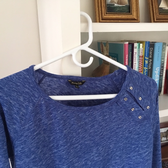 NWOT MASSIMO DUTTI Pullover Top / Shirt sz L - Picture 2 of 5